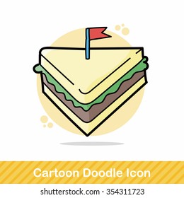 sandwich doodle