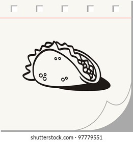 sandwich doodle