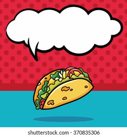 sandwich doodle, speech bubble