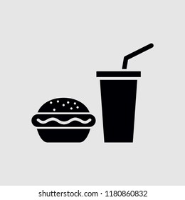 A sandwich with a drink