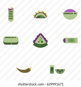 SANDWICH FAST FOOD ICONS