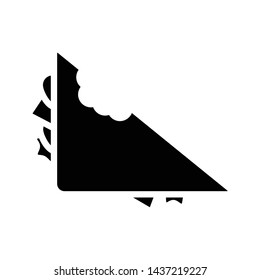 sandwich glyph flat vector icon