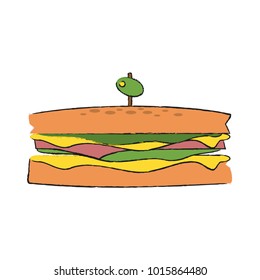 Sandwich healthy food