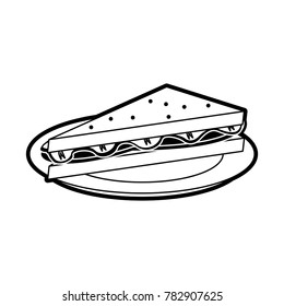 Sandwich healthy food