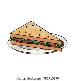 Sandwich healthy food