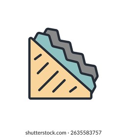 sandwich icon collection .design style with background