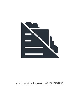 sandwich icon collection . design style with background