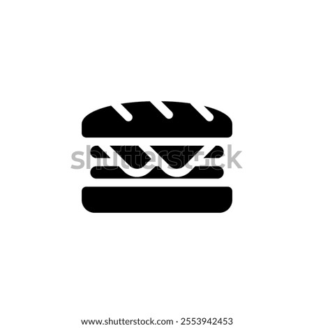 sandwich icon design concept for web
