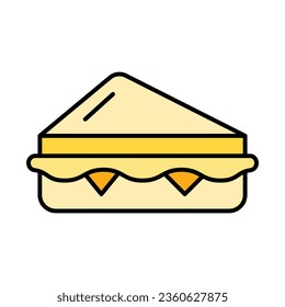 Sandwich Icon Design For Personal And Commercial Use.