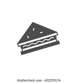 Sandwich icon. Fast food.