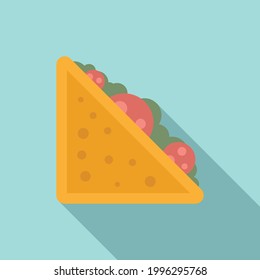 Sandwich icon. Flat illustration of Sandwich vector icon for web design