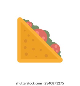 Sandwich icon. Flat illustration of Sandwich vector icon for web design isolated