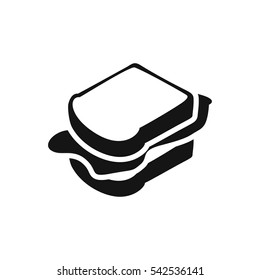 Sandwich Icon Illustration Isolated Vector Sign Symbol