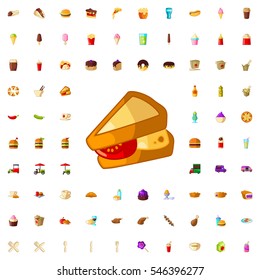 sandwich icon illustration isolated vector sign symbol