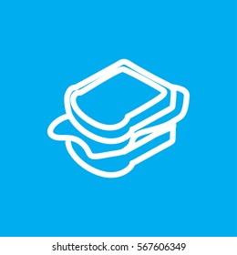 sandwich icon illustration isolated vector sign symbol
