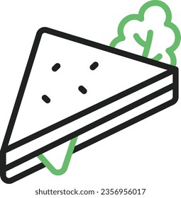 Sandwich Icon image. Suitable for mobile application.