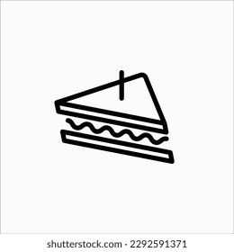 sandwich icon, isolated icon in light background, perfect for website, blog, logo, graphic design, social media, UI, mobile app