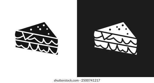 Sandwich icon line art vector