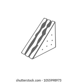 Sandwich icon logo vector