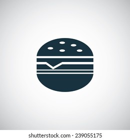 sandwich icon on white background 