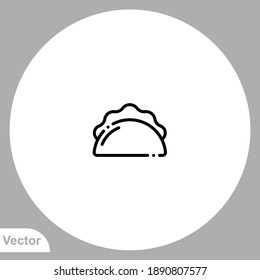 Sandwich icon sign vector,Symbol, logo illustration for web and mobile