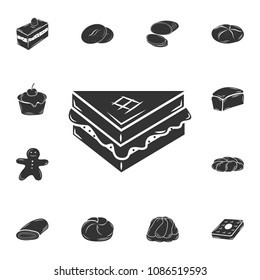 Sandwich icon. Simple element illustration. Sandwich symbol design  from Bakery collection set. Can be used for web and mobile on white background