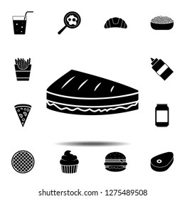sandwich icon. Simple glyph vector element of Fast food icons set for UI and UX, website or mobile application