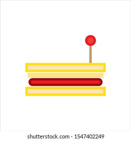 sandwich icon simple icon vector