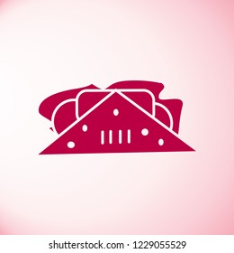 Sandwich icon vector