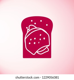 Sandwich icon vector