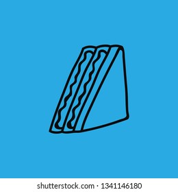 sandwich icon vector