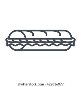 Sandwich Icon Vector