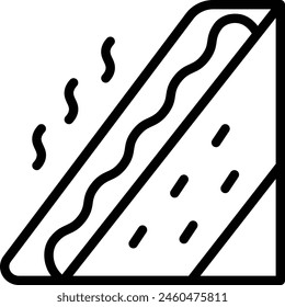 Sandwich Icon. sandwich icon vector design
