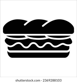 sandwich icon vector design template