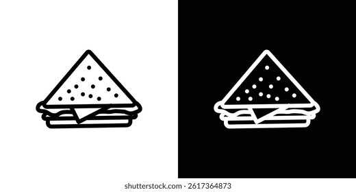 Sandwich icon. vector illustration, pictogram isolated. editable