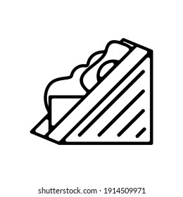 sandwich icon vector logo symbol