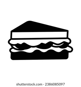 Sandwich icon vector on trendy design