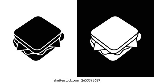 Gráficos escalables de Vector de icono de sándwich