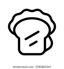 Sandwich Icon Vector Symbol Design Illustration