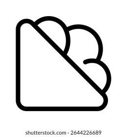 Sandwich Icon Vector Symbol Design Illustration