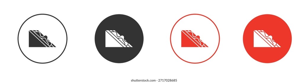 Icono de sándwich. diseño de Vector de Web