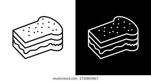 Sandwich-Symbole Grafik-Design, Vektorsymbole. Symbol EPS10.