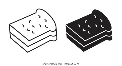 Sandwich icons graphics set vectors