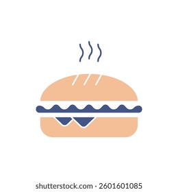 sandwich icons  symbol vector elements for infographic web