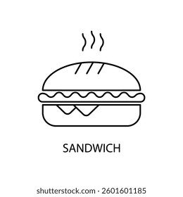 sandwich icons  symbol vector elements for infographic web