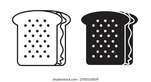 Sandwich icons for use web design,logo.Symbol illustration.