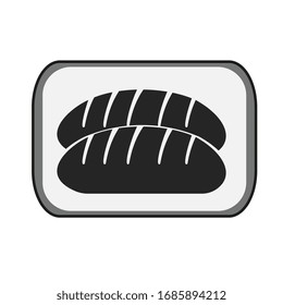 Iconos de sándwich. Vector, logotipo. 
