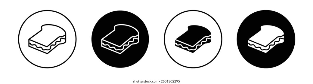 Sandwich icons vectors graphics collection