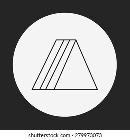 Sandwich line icon