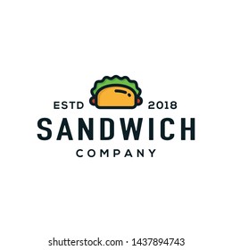 Sandwich logo design concept. Suitable sandwich logo.